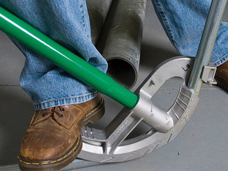EMT Conduit Bender in use