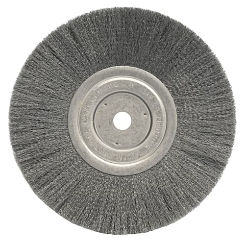 Weiler 01775 8" Narrow Crimped Wire Wheel, .006 SS, 5/8" A.H., Packs of 2