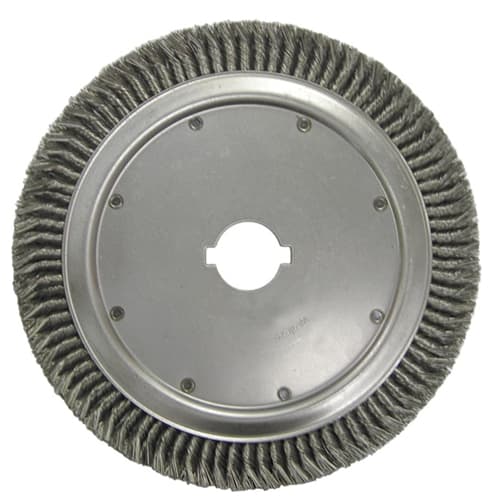 Weiler 09089 15" Heavy-Duty Knot Wheel, .020, 1-1/4" A.H., Packs of 2