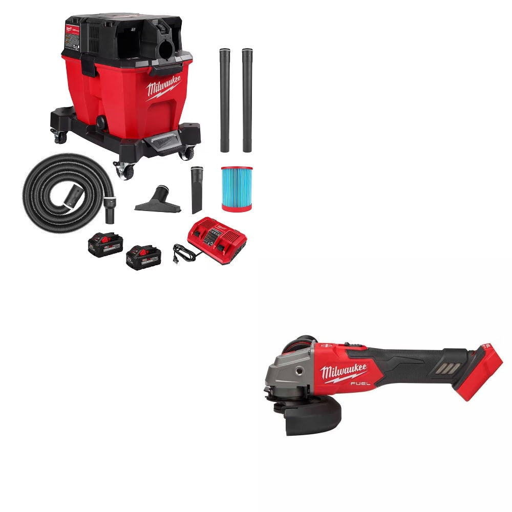 Milwaukee 0920-22HD Vacuum Kit W/ FREE 2889-20 Grinder