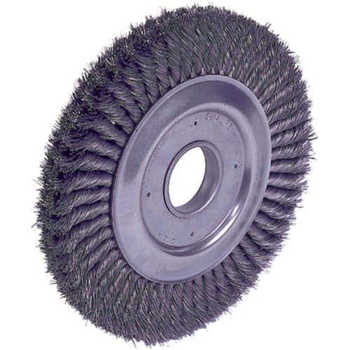 Weiler 09490 10" Standard Twist Wire Wheel, .023, 2" A.H.