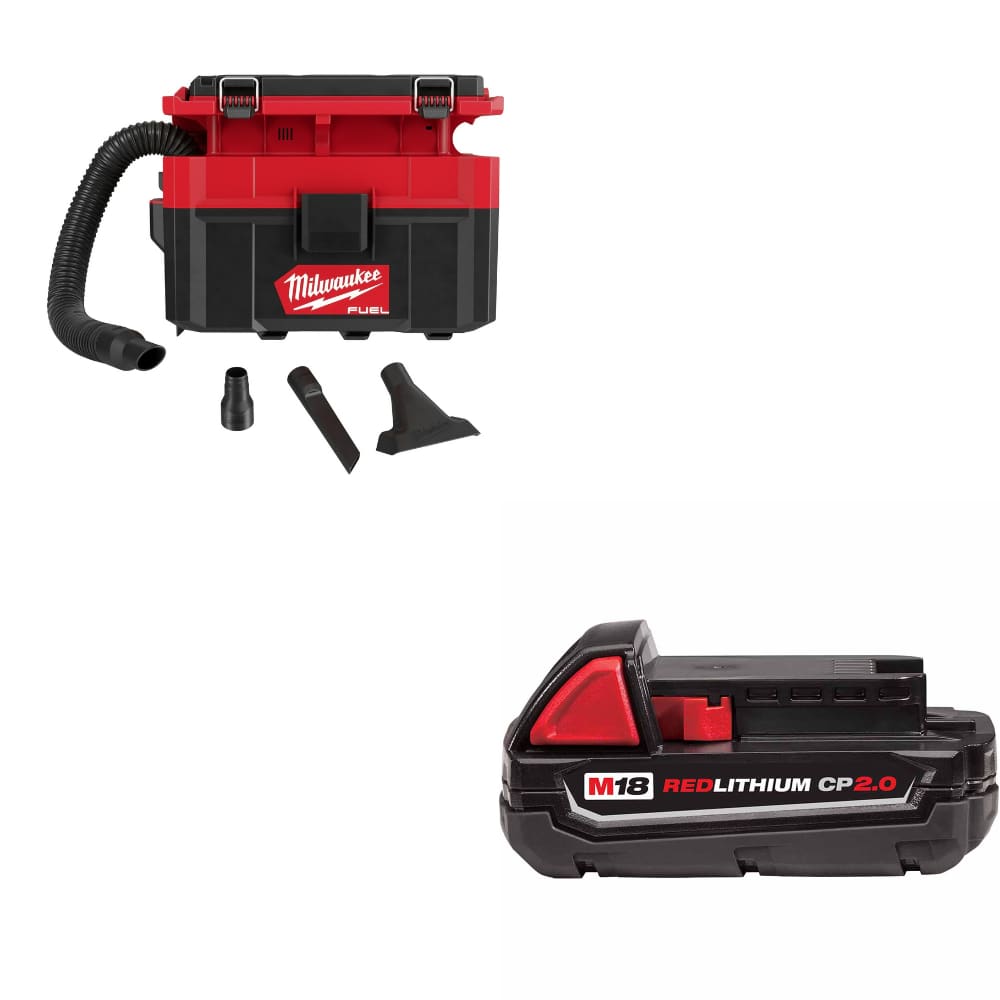 Milwaukee 0970-20 M18 FUEL Vacuum w/ FREE 48-11-1820 M18 2.0 Battery Pack