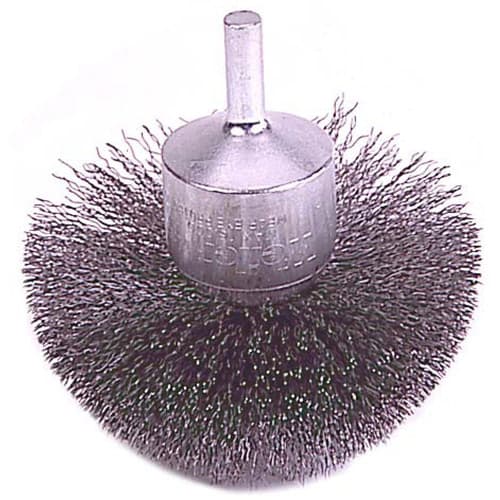 Weiler 10041 3" Circular Flared End Brush, .008