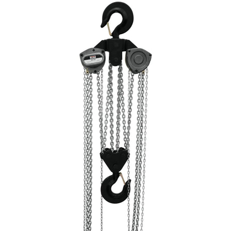 Jet JT9-102000 L-100-2000WO-20 20-Ton Hand Chain Hoist 20' Lift, Overload Protection