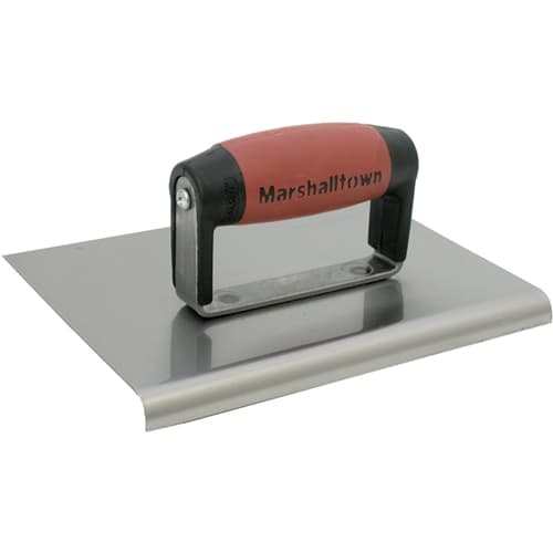 MarshallTown 161SSD 14228 - 6 X 6 SS Edger-Straight Ends 1/8R, 1/4L-DuraSoft Handle