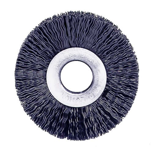 Weiler 17263 3" Copper Center Nylon Wheel, .016, 1/2" A.H., Packs of 10