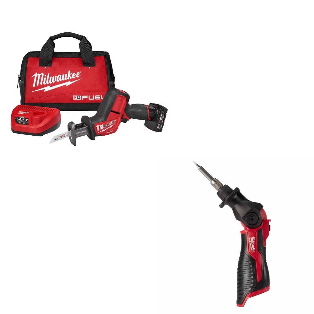 Milwaukee 2520-21XC Hackzall Recip Saw Kit W/ FREE 2488-20 Soldering Iron
