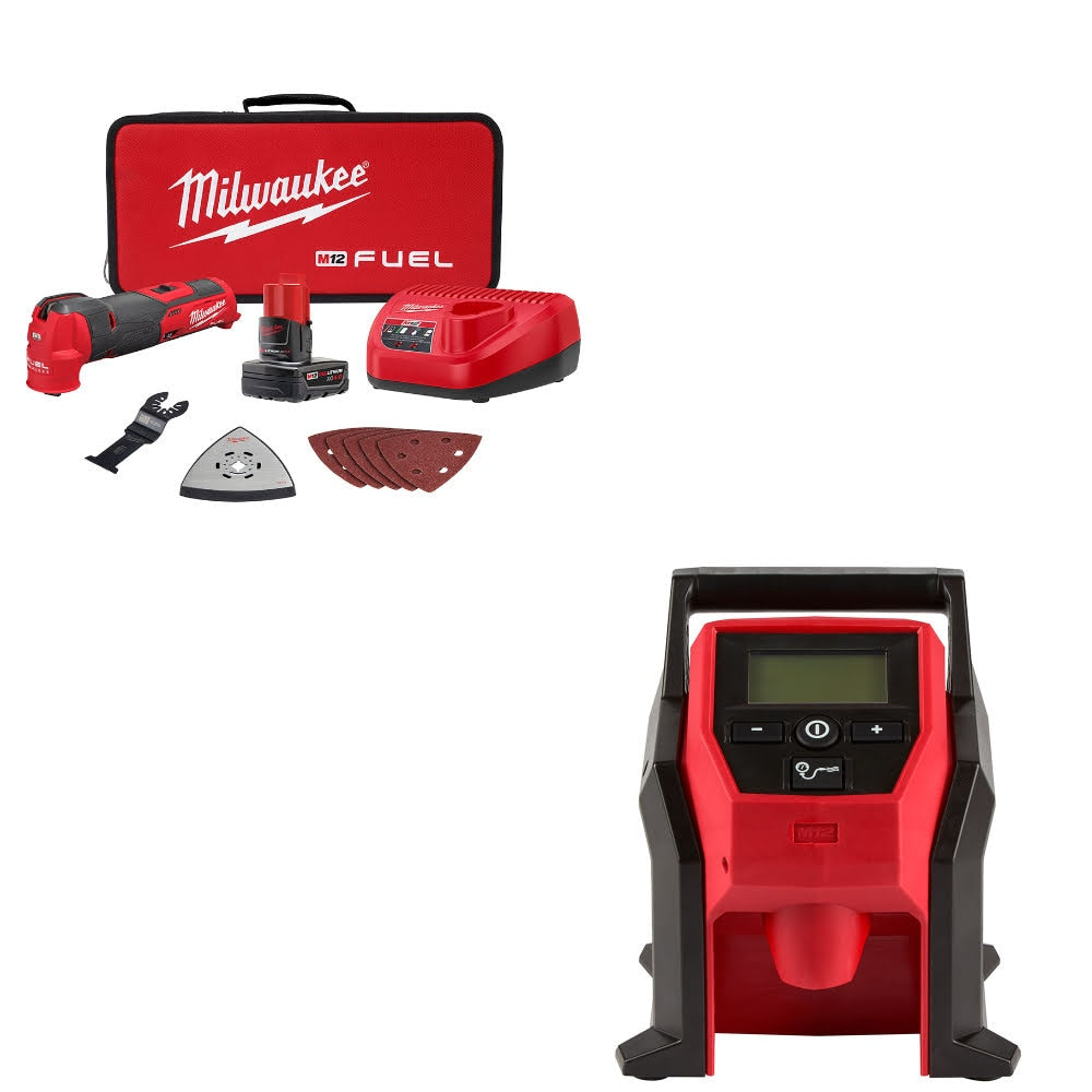 Milwaukee 2526-21XC Multi-Tool Kit W/ FREE 2475-20 Compact Inflator