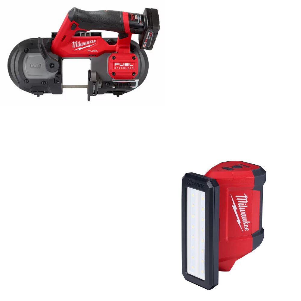Milwaukee 2529-21XC Compact Band Saw Kit W/ FREE 2367-20 Flood Light