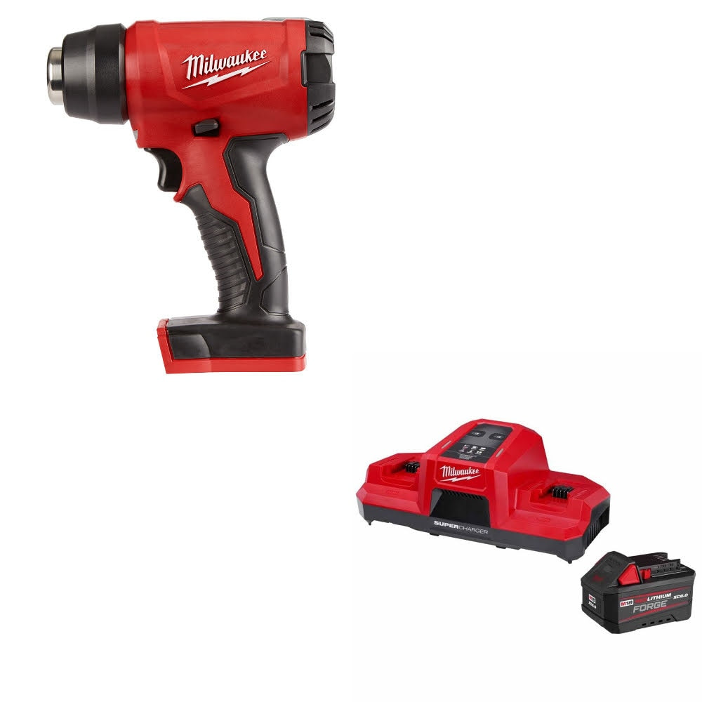 Milwaukee 2688-20 M18 Heat Gun, Bare Tool W/ 48-59-1861 M18 18V Starter Kit