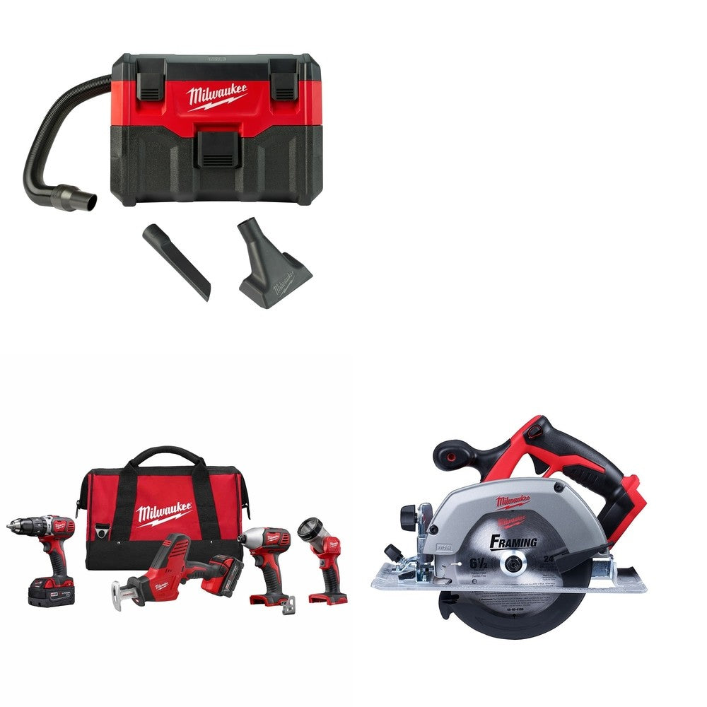 Milwaukee 2695-24 4-Tool Combo W/ FREE 0880-20 and FREE 2630-20