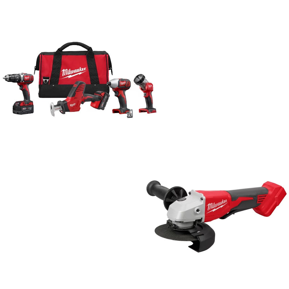 Milwaukee 2695-24 Combo Kit W/ FREE 2686-20 Grinder