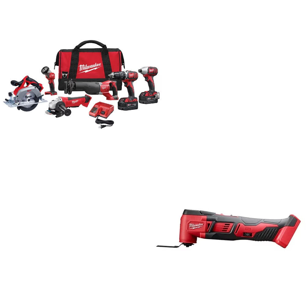 Milwaukee 2696-26 6-Tool Combo Kit W/ FREE 2626-20 Multi-Tool