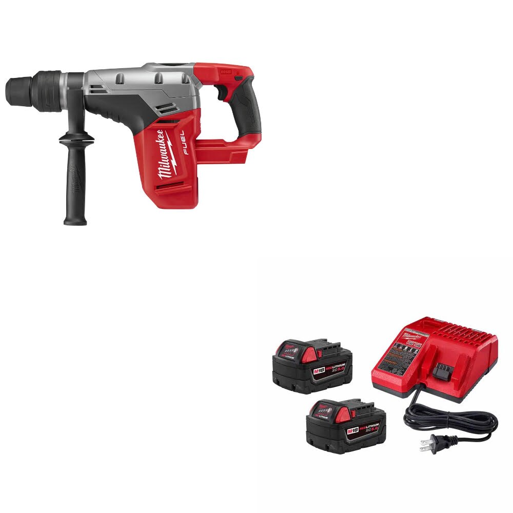 Milwaukee 2717-20 M18 FUEL Rotary Hammer, W/ 48-59-1852B M18 18V Starter Kit