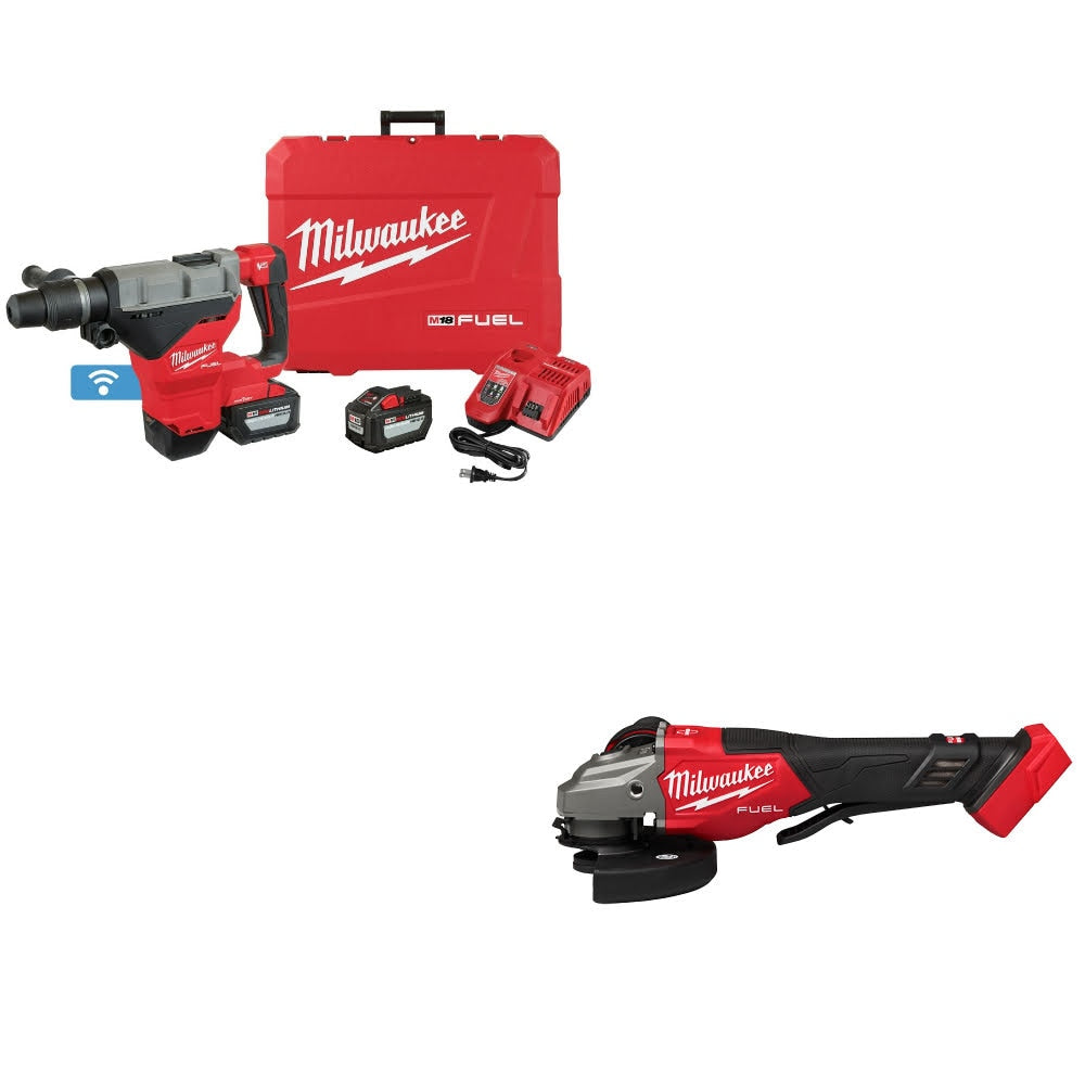 Milwaukee 2718-22HD Rotary Hammer Kit W/ FREE 3670-20 Grinder