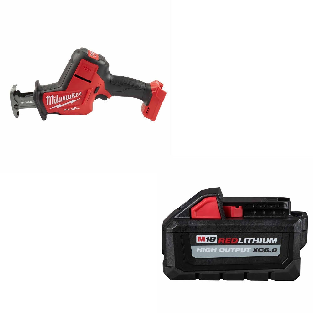 Milwaukee 2719-20 M18 FUEL Hackzall, Bare W/ 48-11-1865 M18 XC6.0 Battery Pack