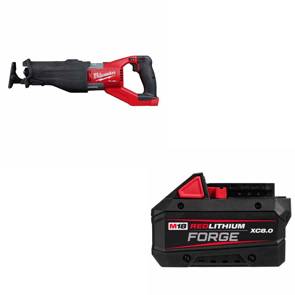 Milwaukee 2722-20 M18 FUEL SUPER SAWZALL W/ FREE 48-11-1881 M18 Battery Pack