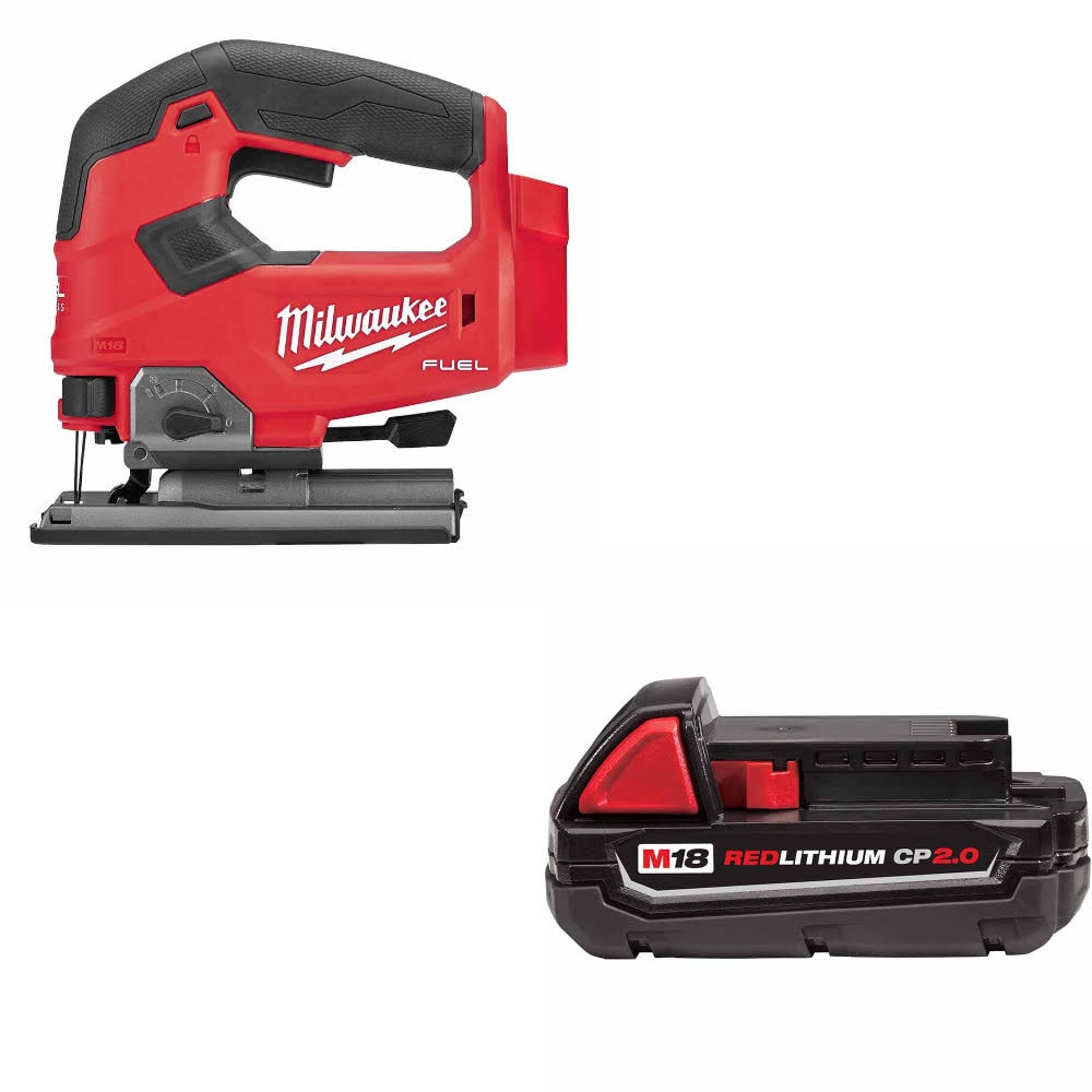 Milwaukee 2737-20 M18 FUEL Jig Saw, Bare W/ 48-11-1820 M18 2.0 Battery Pack