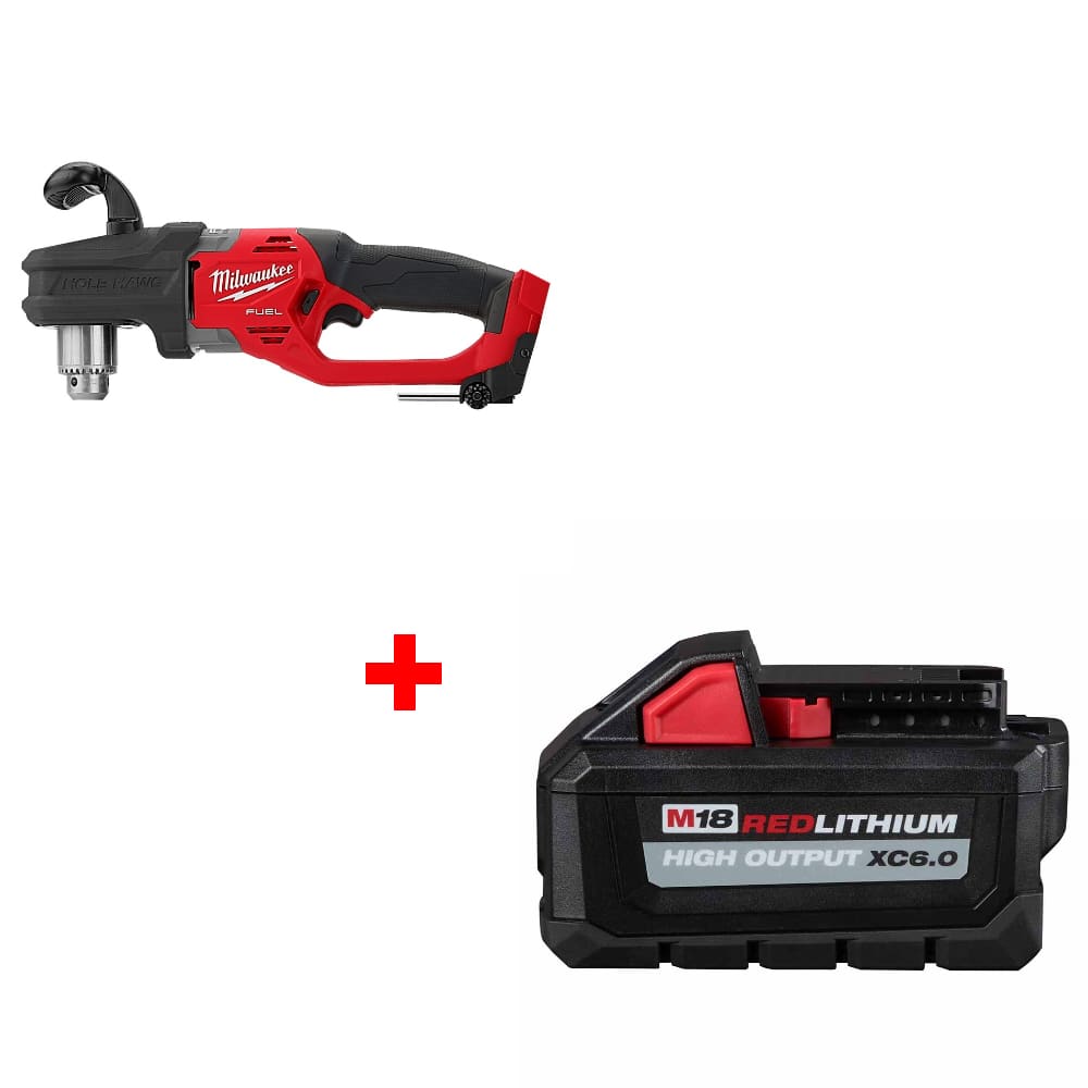 Milwaukee 2807-20 M18 FUEL 1/2" Angle Drill w/ FREE 48-11-1865 M18 Battery Pack