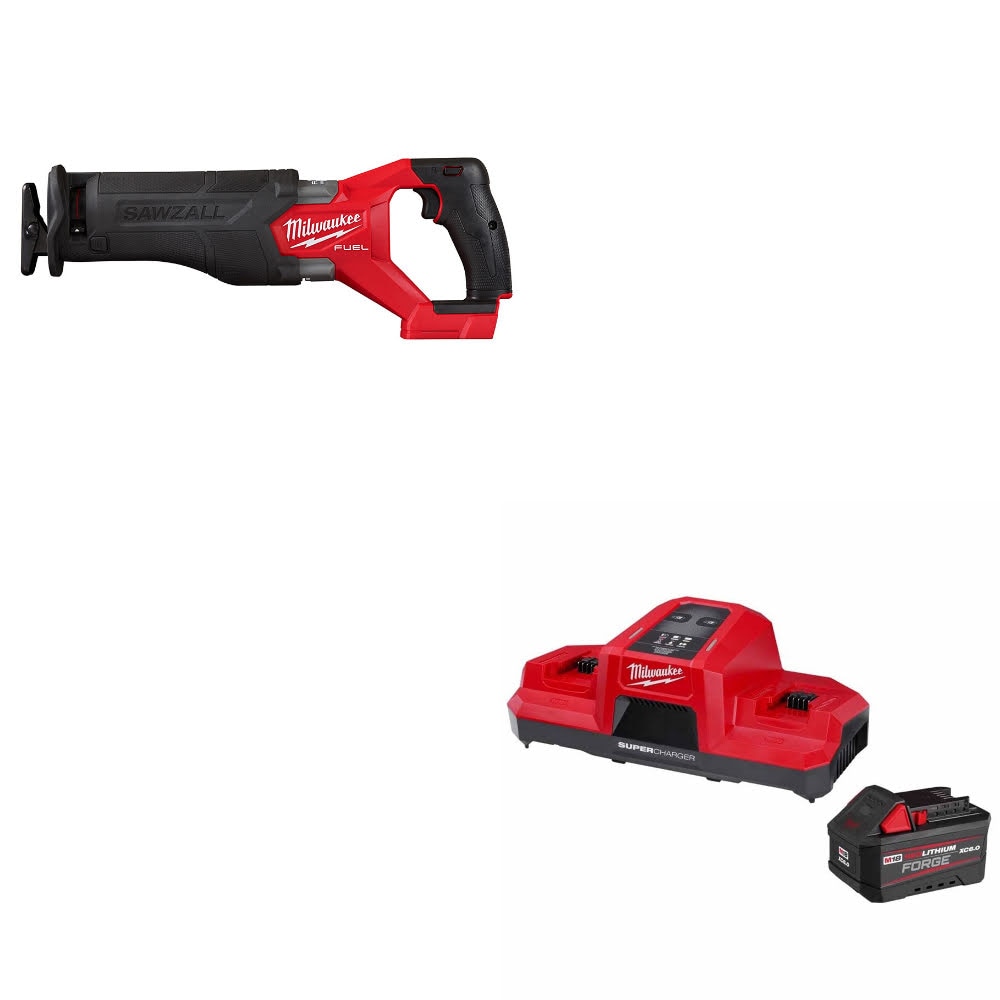Milwaukee 2821-20 M18 FUEL SAWZALL Recip Saw W/ 48-59-1861 M18 18V Starter Kit