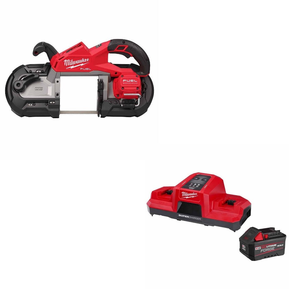 Milwaukee 2929-20 M18 FUEL Deep Cut Band Saw W/ 48-59-1861 M18 18V Starter Kit