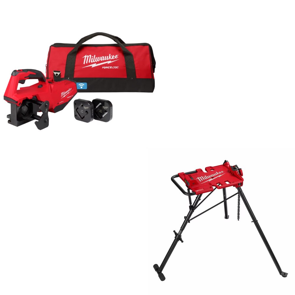 Milwaukee 2933-20 Strut Shear Kit W/ FREE 48-22-8690 Tripod Chain Vise