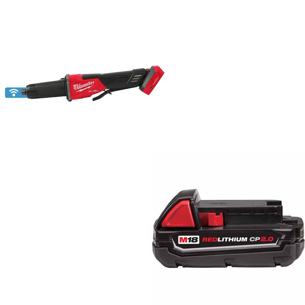 Milwaukee 2984-20 M18 FUEL Die Grinder W/ 48-11-1820 M18 2.0 Battery Pack