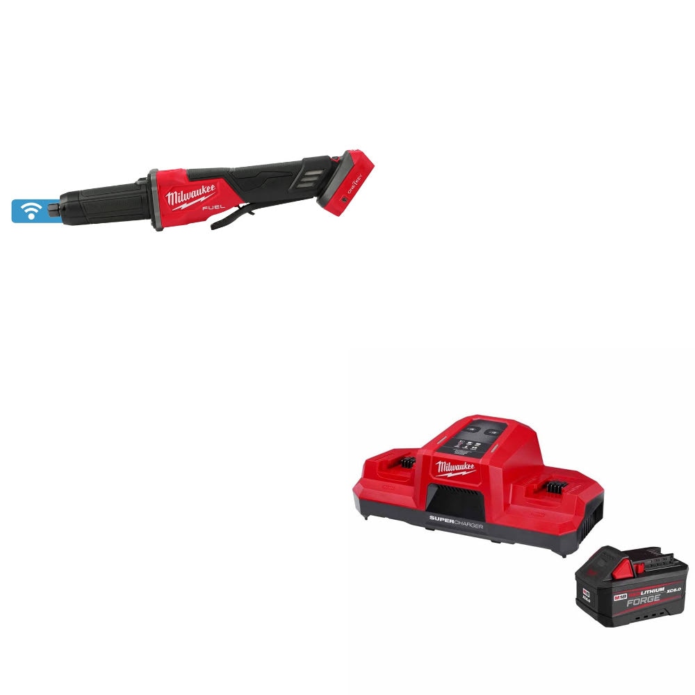 Milwaukee 2984-20 M18 FUEL Die Grinder W/ 48-59-1861 M18 18V Li-Ion Starter Kit