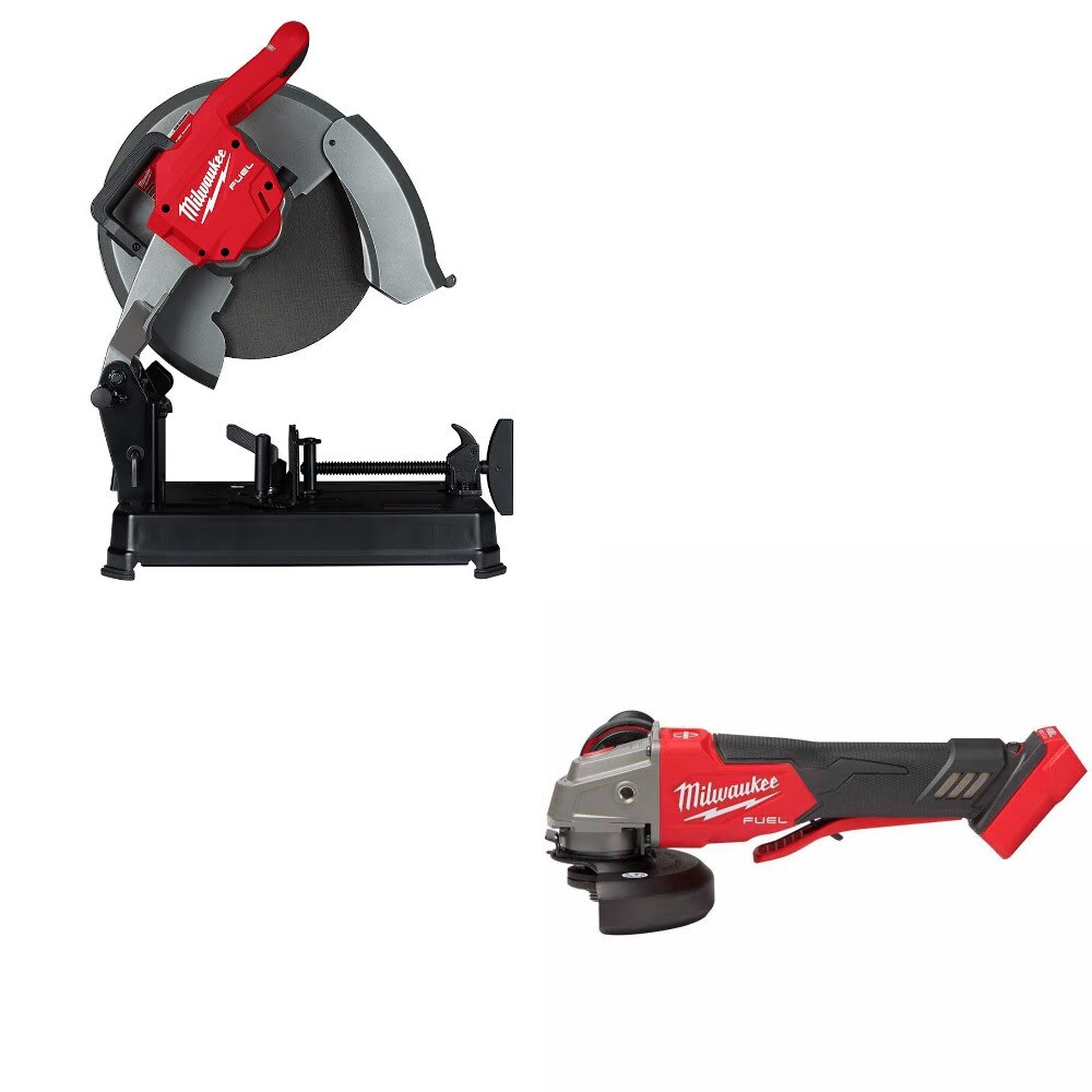 Milwaukee 2990-20 14" Chop Saw Kit W/ FREE 2888-20 4-5" Braking Grinder