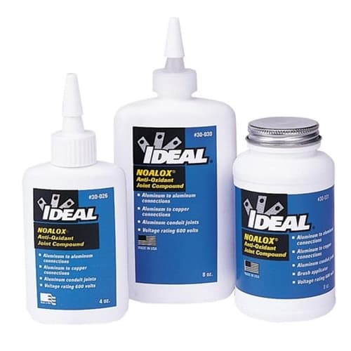 IDEAL 30-031 Noalox Anti-Oxidant Compound 8 oz. Bottle with Brush in Cap
