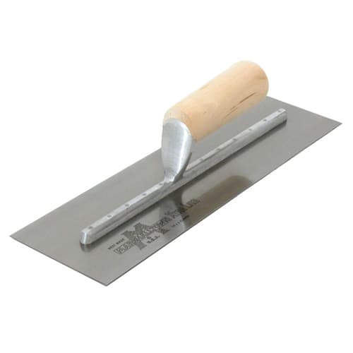 MarshallTown 3138 15267 - 12 X 4 Gunite Trowel-Straight Wood Handle