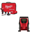 Milwaukee 3485-22 Right Angle Die Grinder Kit W/ FREE 2475-20 Inflator