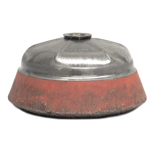 Weiler 35530 6" Encapsulated Cup Brush, .020, 5/8"-11 A.H.