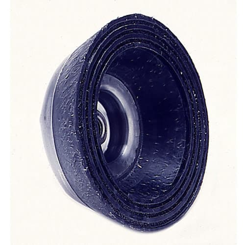 Weiler 35760 6" Grooved Encapsulated Crimped Wire Cup, .020, 5/8"-11 A.H.