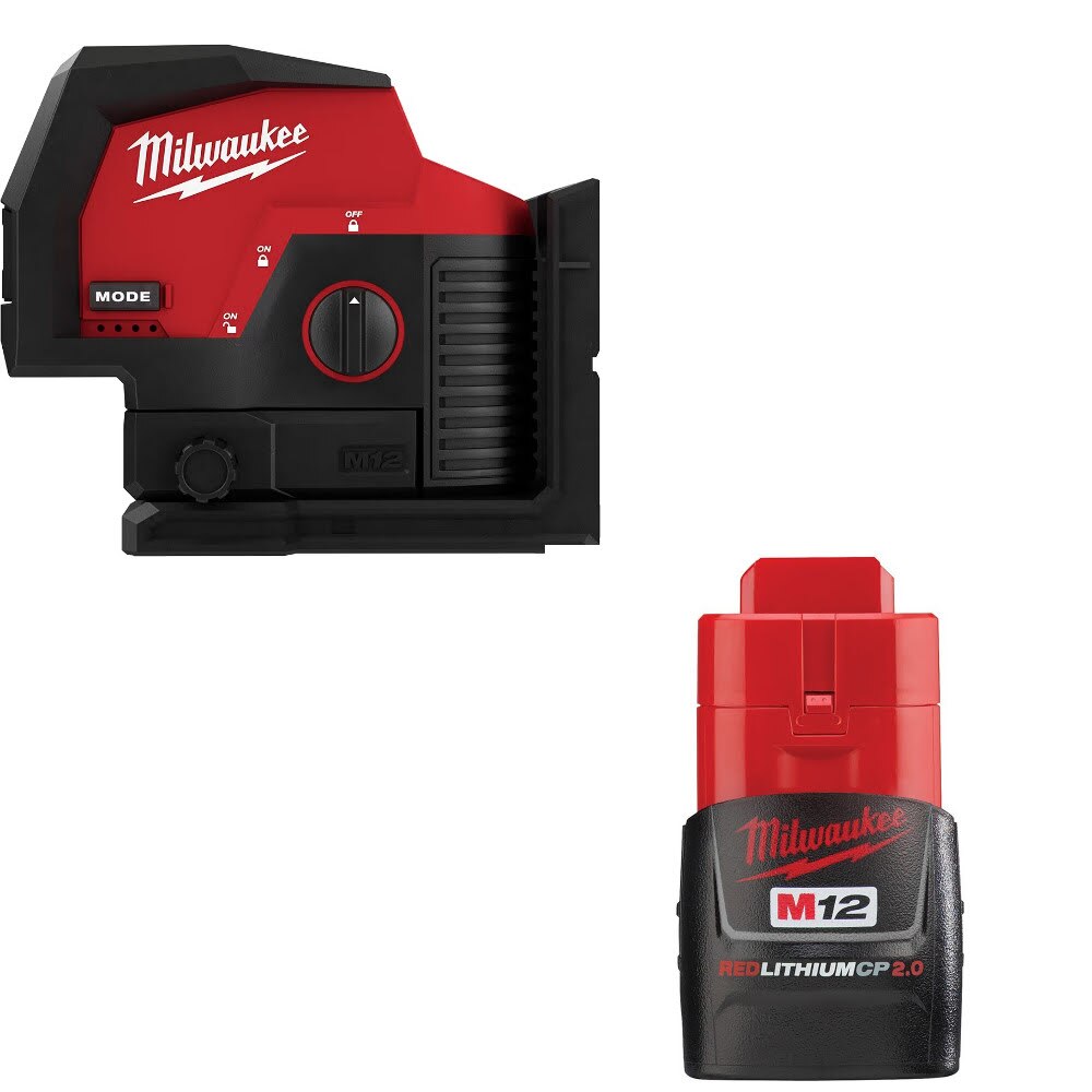 Milwaukee 3622-20 Laser Kit W/ FREE 48-11-2420 Battery Pack