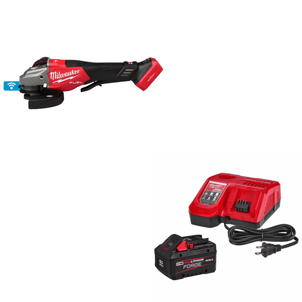 Milwaukee 3672-20 Grinder Kit W/ FREE 48-59-1881 Starter Kit