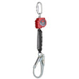 DBI Sala 3100508 Protecta Self-Retracting Lifeline with Carabiner, Web, Steel Rebar Hook, 6'