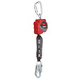 DBI Sala 3100513 Protecta Self-Retracting Lifeline with Carabiner, Web, Steel Snap Hook, 11'