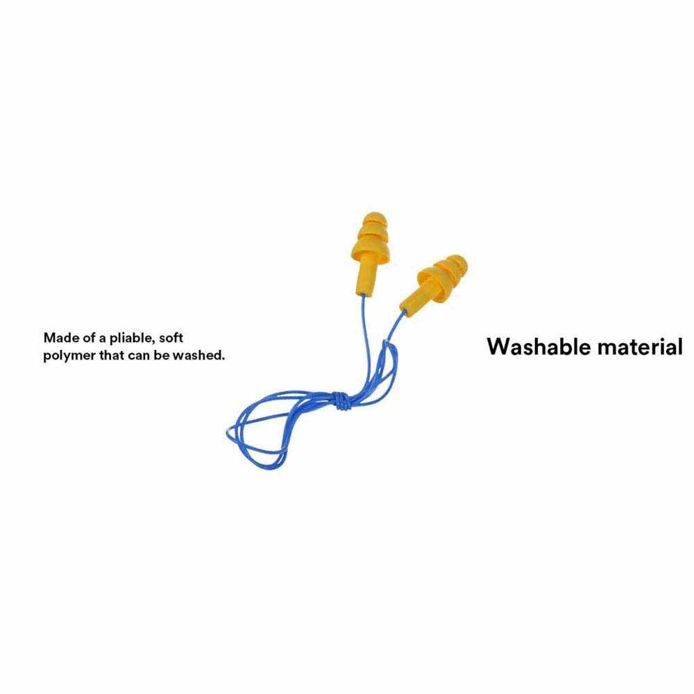 3M 340-4002 E-A-R UltraFit Corded Earplugs with Carrying Case, Reusable Triple-Flange, NRR 25 dB (50 Pairs) - 4