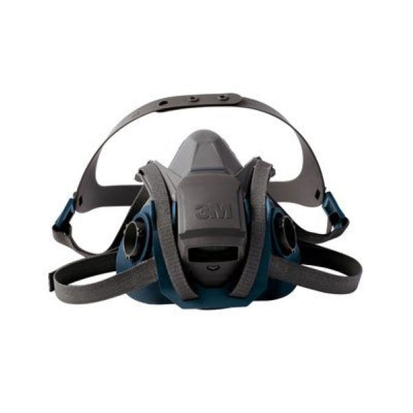 3M 6502QL Rugged Comfort Quick Latch Half Facepiece Reusable Respirator, Medium, Bayonet Connection, Cool Flow Valve, Silicone Face Seal (7000128239)