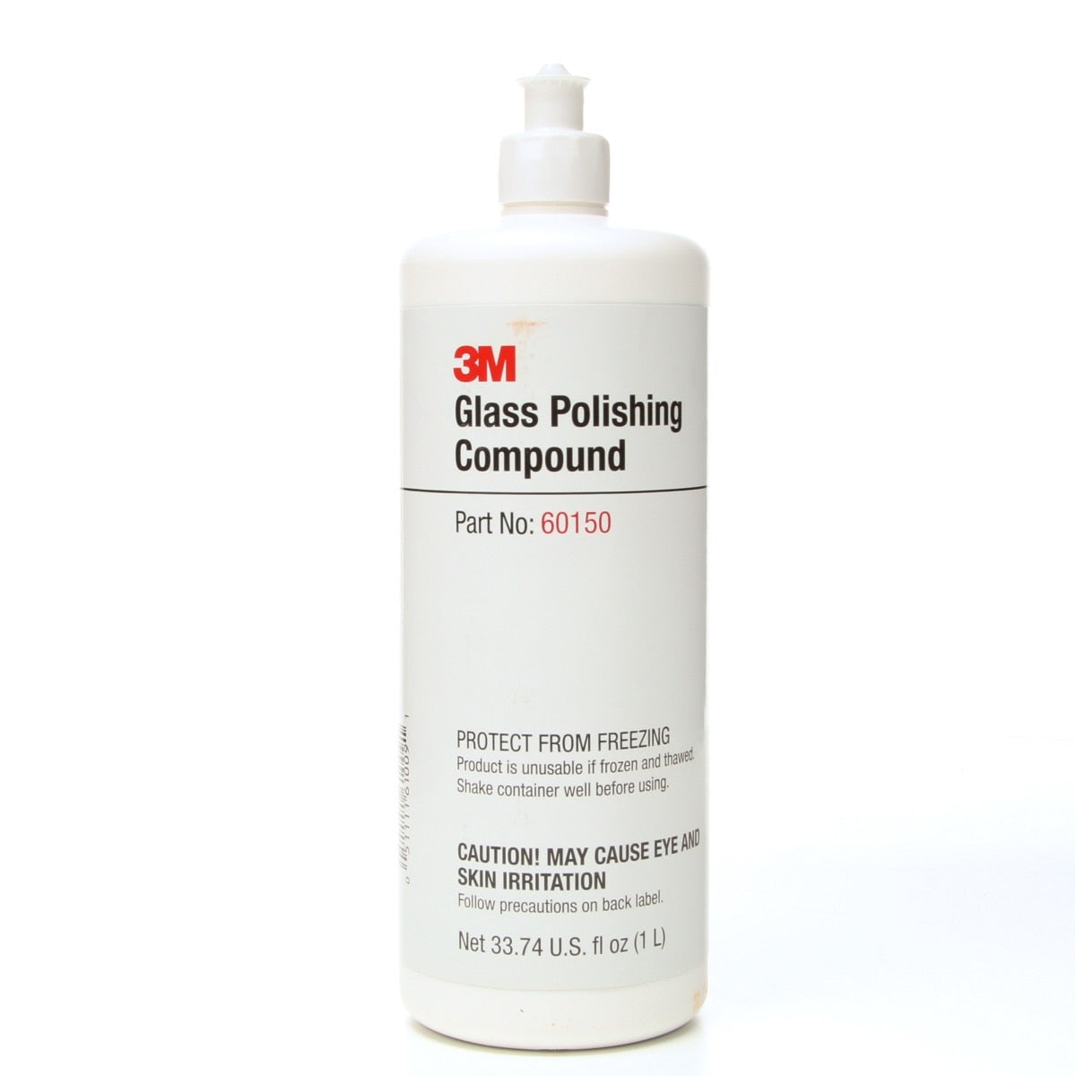 3M 60150 Glass Polishing Compound, 1 L Bottle, White (61009) (7000000321) (6 Pack)