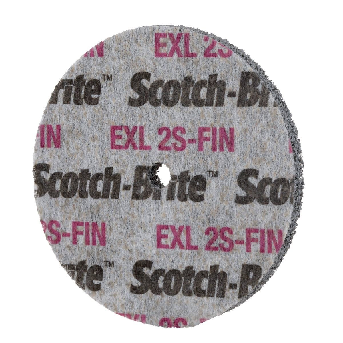 3M XL-UW Scotch-Brite EXL Unitized Wheel, 2S Fine, SiC, Gray, 3 in x 1/4 in x 1/4 in (7000000692) (40 Pack) - 5
