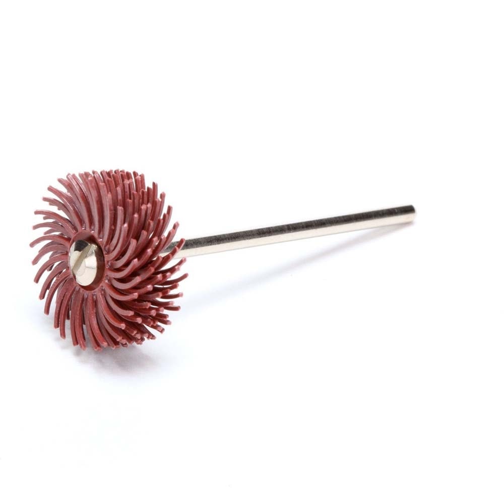 3M 7000000758 Scotch-Brite Radial Bristle Disc, 3/4 in x 1/16 in, 220 Grit (48 Pack)