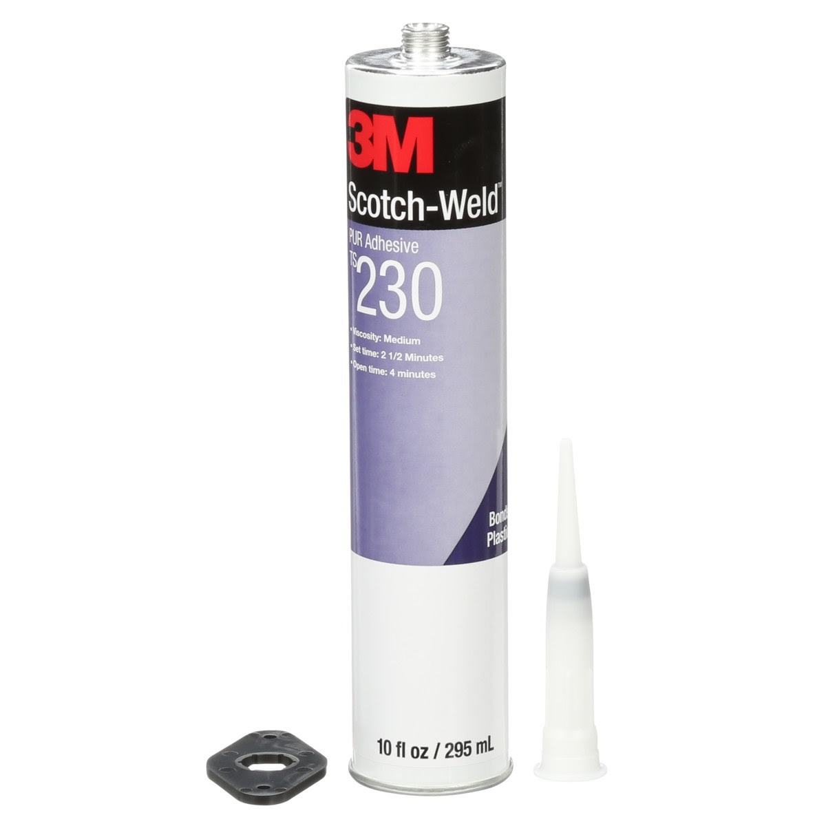 3M TS230 Scotch-Weld PUR Adhesive, Off-White, 1/10 Gallon Cartridge (7000000898) (5 Pack)