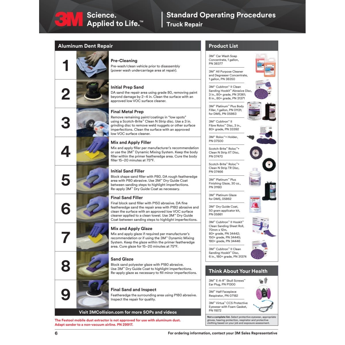3M Platinum Plus Lightweight Body Filler, Stain Free, Tack Free, 1 gal (01131) (7000001498) (4 Pack) - 8