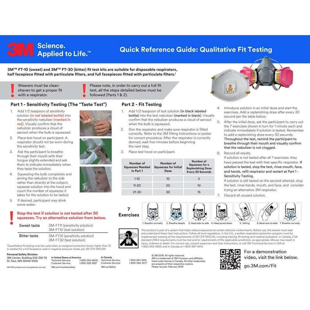 3M 7000001898 Qualitative Fit Test Apparatus FT-10, Sweet - 5