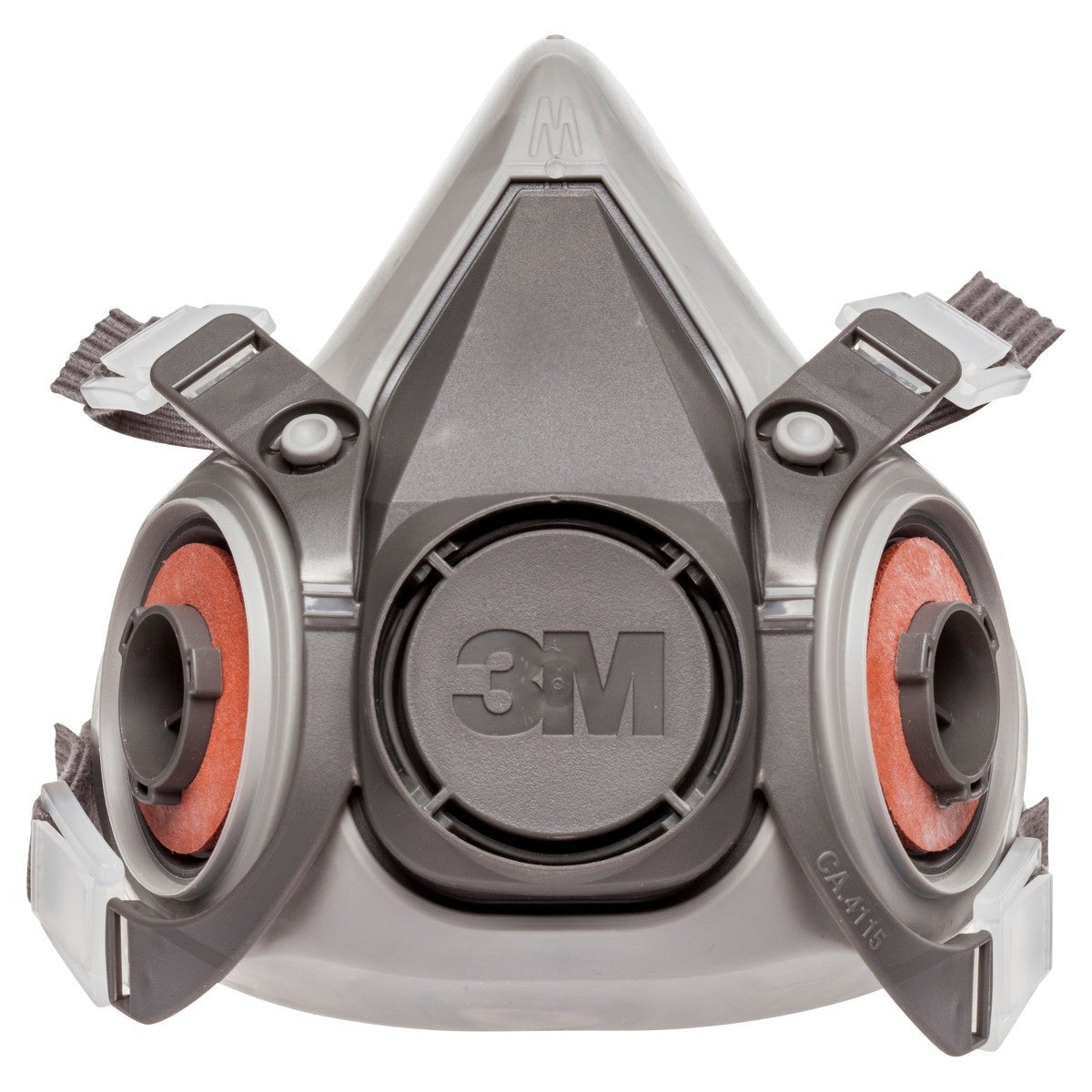 3M 07025 6200 Half Facepiece Reusable Respirator, 6000 Series, Medium, Bayonet Connection, NIOSH Approved, Dual Airline Compatible (7000001933) - 3