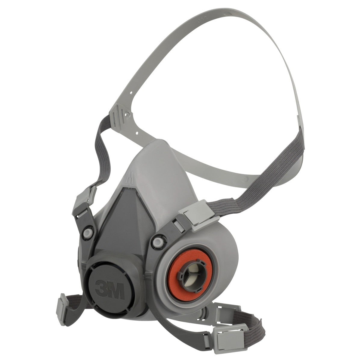 3M 07025 6200 Half Facepiece Reusable Respirator, 6000 Series, Medium, Bayonet Connection, NIOSH Approved, Dual Airline Compatible (7000001933) - 7