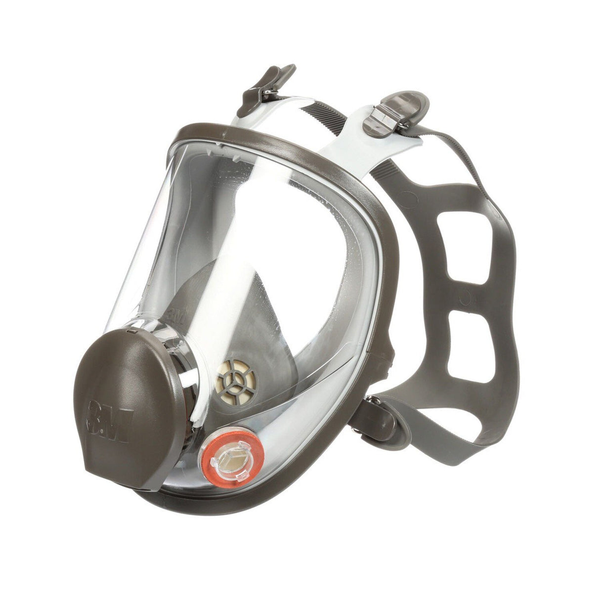 3M 6700 Full Facepiece Reusable Respirator 6000 Series, Small, Gray, Bayonet Connection, Cool Flow Valve (7000002029) (4 Pack) - 3