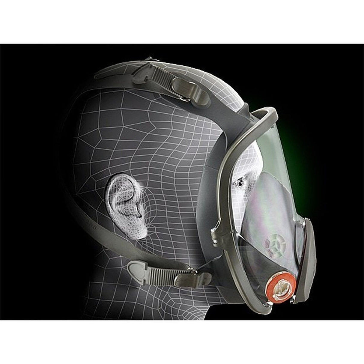 3M 6700 Full Facepiece Reusable Respirator 6000 Series, Small, Gray, Bayonet Connection, Cool Flow Valve (7000002029) (4 Pack) - 5